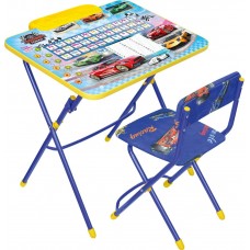 Комплект детской мебели "Никки" (стол+пенал+стул мягк.) складной. Большие гонки