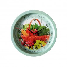 Часы Овощи,Фрукты, металл, 28,2 см