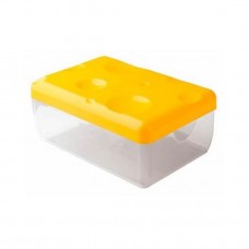 Контейнер для сыра прямоугольный,желтый