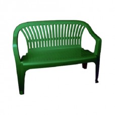 Скамейка со спинкой "Престиж" темно-зеленая