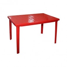 Стол прямоугольный (красный)
