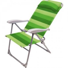 Кресло-шезлонг складное 2 зелёный