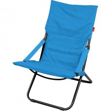 Кресло-шезлонг с матрасом синий