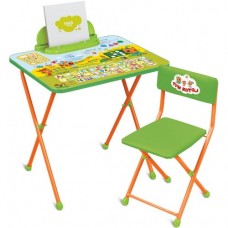 Комплект детской мебели "Три кота" (стол+пенал+стул с водоотталкивающей пропиткой)