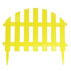Заборчик "Уютный сад" желтый 2,67м (7 секций)