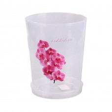 Горшок цв. для орхидеи 3,5л с поддоном (прозрачный)